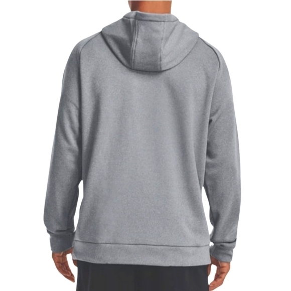 Under Armour Fleece Big Logo Hoodie Size SM in Gray - Picture 2 of 12